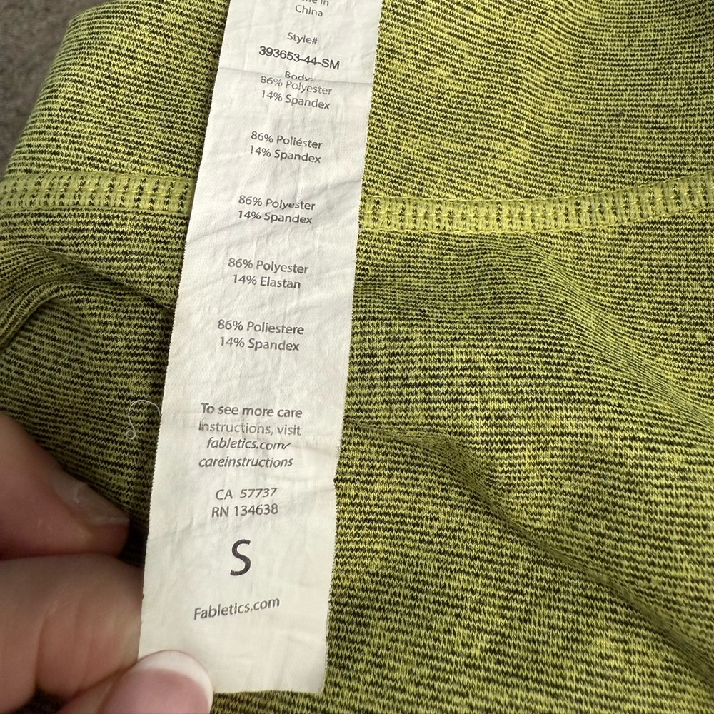 Fabletics Green Activewear